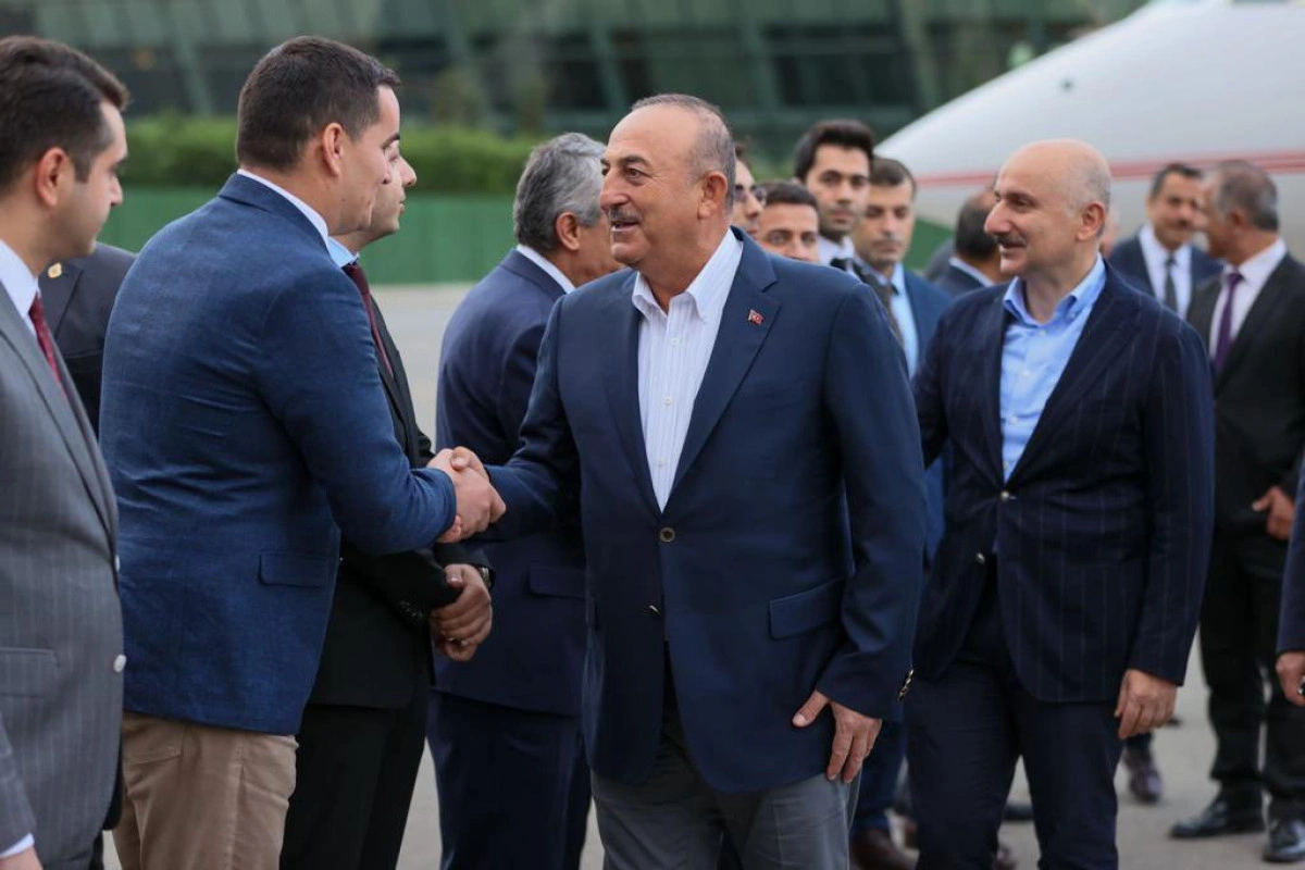 Mövlud Çavuşoğlu Bakıya gəlib - FOTO